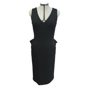 NWOT VELVET By Graham & Spencer Peblum Anthropologie Black Dress M Medium Party